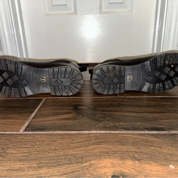 Steve Madden Black Leather Women's Boots - Picture 2 of 2